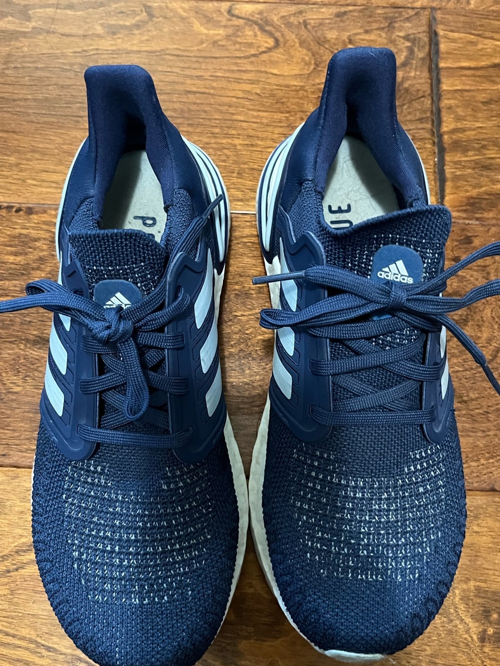 adidas Women’s Navy and White Athletic Running Shoes - Picture 3 of 6